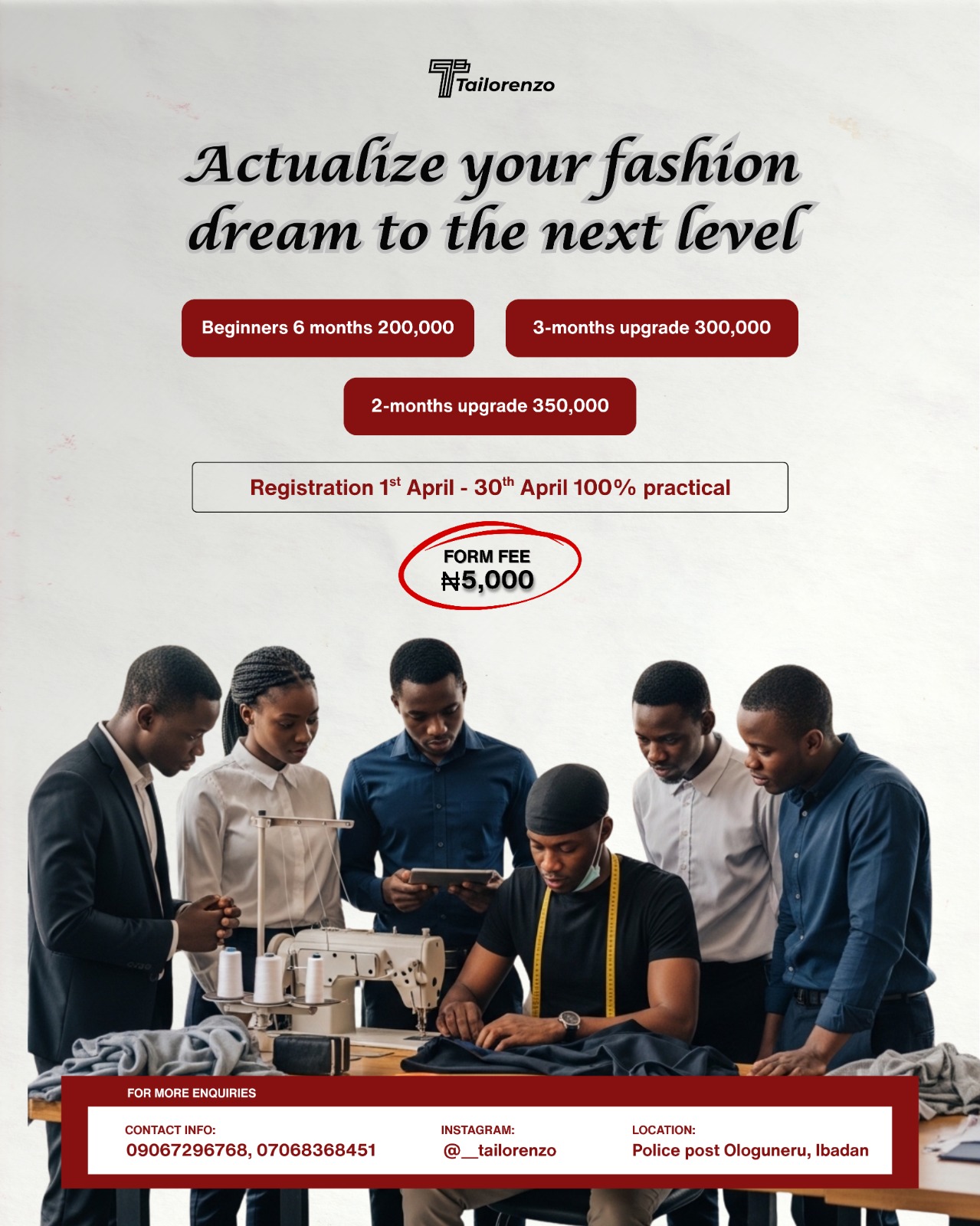Fashion Academy Campaign Flyer for Independent & Campaign Work